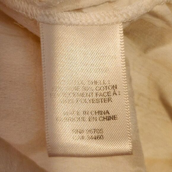 Rebecca Taylor Off-White "Fil Coupe" Sheer Floral Lace Blouse, Silk/Cotton Sz 4 - Picture 7 of 10